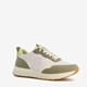 Tamaris vegan dames sneakers groen beige