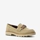 Tamaris dames loafers taupe