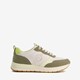 Vegan dames sneakers groen beige