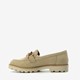 Dames loafers taupe