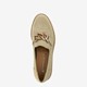 Dames loafers taupe