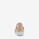 Dames ballerina's met klittenband beige