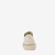Dames lak veterschoenen beige
