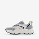 Dames dad sneakers met denim details