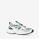 Dames dad sneakers wit zilver