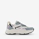 Dames dad sneakers met denim details