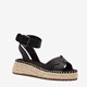 Blue Box dames espadrilles met sleehak