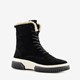 Hush Puppies gevoerde suede dames veterboots