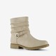 Dames enkellaarsjes beige
