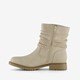 Dames enkellaarsjes beige