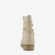 Dames enkellaarsjes beige