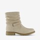 Dames enkellaarsjes beige