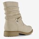 Dames enkellaarsjes beige