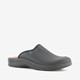 Fly Flot leren pantoffels zwart