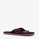Tommy Hilfiger heren teenslippers zwart/rood