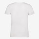 Heren T-shirt wit katoen V-hals