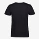 Heren T-shirt zwart V-hals