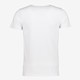 Heren T-shirt wit v-hals