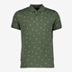 Unsigned heren polo groen met print