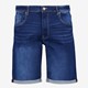 Unsigned heren jog denim short donkerblauw