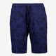 Unsigned heren sweatshort blauw met bloemenprint