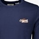 Heren longsleeve shirt blauw