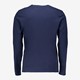 Heren longsleeve shirt blauw