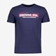 Unsigned heren T-shirt blauw met opdruk