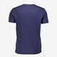Heren T-shirt blauw met opdruk