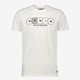 Heren T-shirt wit met tekst
