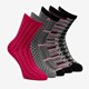 5 paar dames sokken met print
