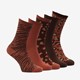 5 paar dames sokken met print