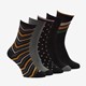 5 paar dames sokken met print