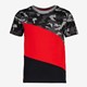 Unsigned jongens T-shirt zwart/rood