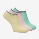 3 paar kinder sneakersokken pastel