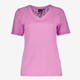 TwoDay dames T-shirt roze met kant