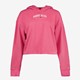 Tommy Hilfiger cropped dames hoodie roze