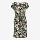 TwoDay dames jurk zwart met bootnek