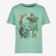 Unsigned jongens T-shirt blauw met hagedissen