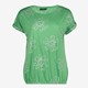 TwoDay dames T-shirt groen met bloemenprint