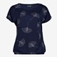 TwoDay dames T-shirt blauw met print