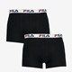 Fila heren boxershorts 2-pack zwart