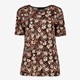 TwoDay dames T-shirt met bloemenprint