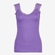 TwoDay dames singlet paars met kant