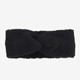 Dames teddy hoofdband zwart
