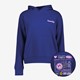TwoDay dames hoodie blauw met backprint