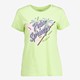 TwoDay dames T-shirt met zomers opdruk groen