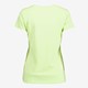 Dames T-shirt met zomers opdruk groen