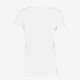 Dames T-shirt met tekstopdruk wit