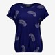 TwoDay dames T-shirt blauw met paisley print